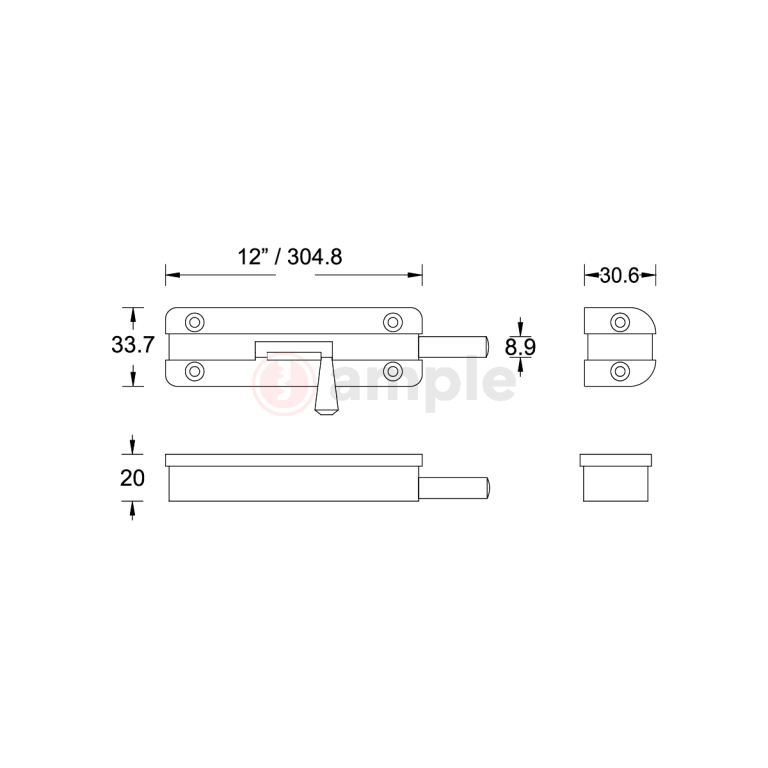Evaloc-BB12-SS-Barrel-Bolt-2