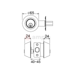 Evaloc-CS3102-6-SS-6-Pin-Double-Cylinder-Deadbolt-2