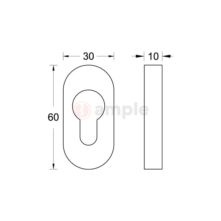 Evaloc-EH21-08-SS-Oval-Euro-Profile-Escutcheon-2