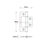 Evaloc-H031915-FLH-SS-Stainless-Steel-Flush-Hinge-2