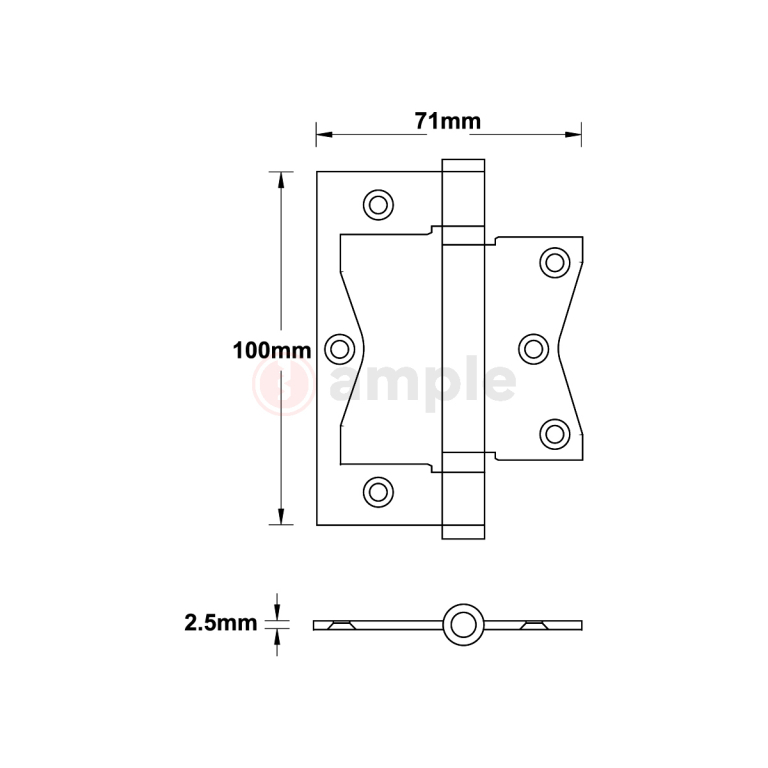 Evaloc-H042825-FLH-SS-Stainless-Steel-Bearing-Flush-Hinge-2