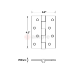 Evaloc-H043020-BB4-SS-Stainless-Steel-4BB-Ball-Bearing-Hinge-2