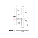 Evaloc-H043025-RH-SS-Stainless-Steel-Rising-Hinge-2