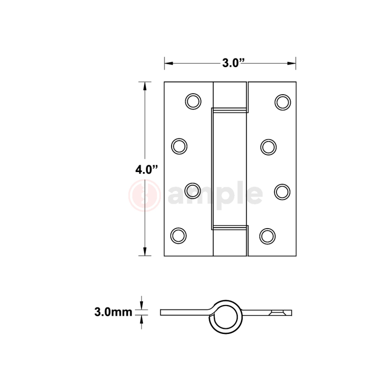 Evaloc-H043030-SPH-SS-Stainless-Steel-Single-Spring-Hinge-2