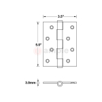 Evaloc-H053530-BB4-SS-Stainless-Steel-4BB-Ball-Bearing-Hinge-2
