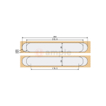Evaloc Hcc120 Adjustable Concealed Hinge 5