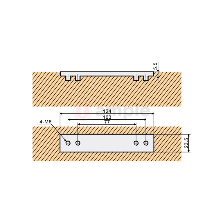 Evaloc Hcc120c Adjustable Concealed Hinge 5