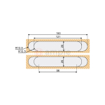 Evaloc Hcc40 Adjustable Concealed Hinge 5