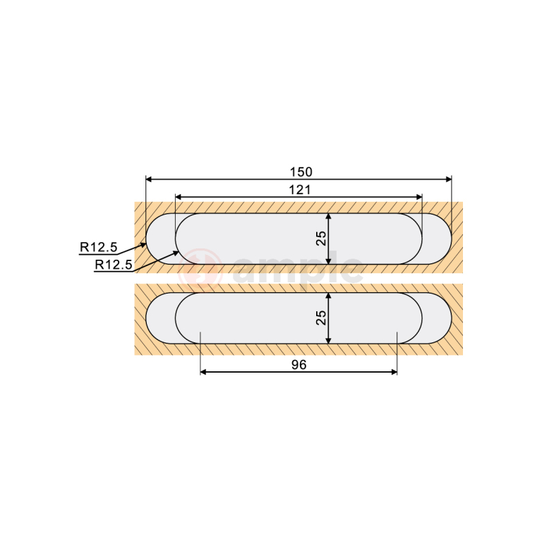 Evaloc Hcc40 Adjustable Concealed Hinge 5