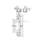 Evaloc Hcc80c Adjustable Concealed Hinge 2