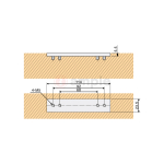 Evaloc Hcc80c Adjustable Concealed Hinge 5