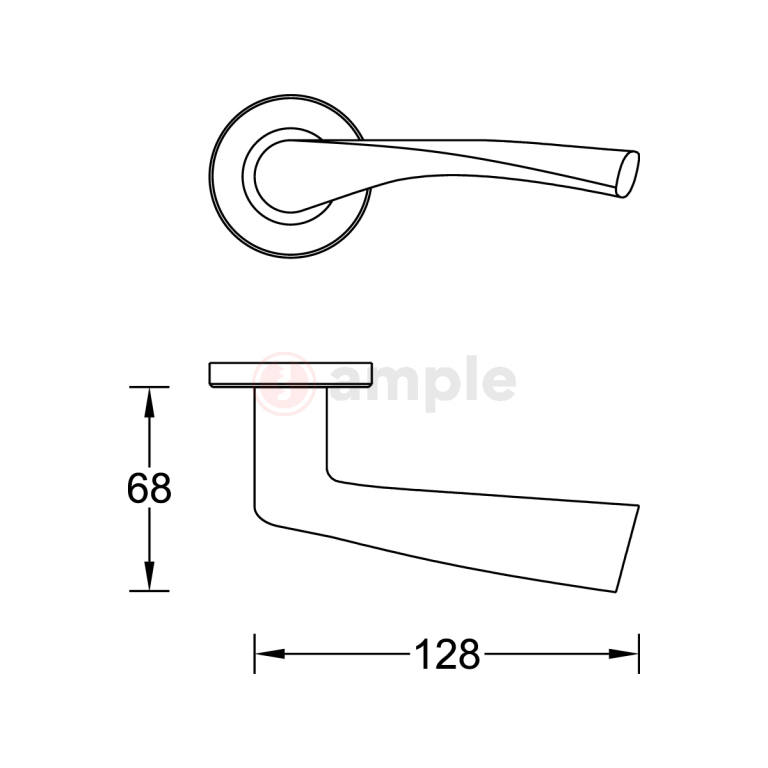 Evaloc-LS001-SS-Stainless-Steel-Solid-Lever-Handle-2