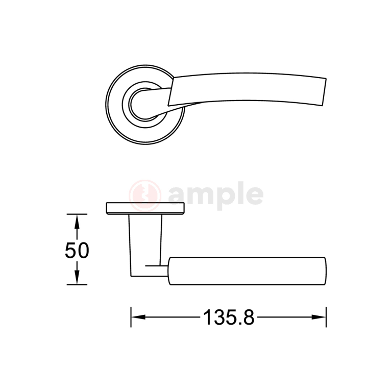 Evaloc-LS008-SS-Stainless-Steel-Solid-Lever-Handle-2
