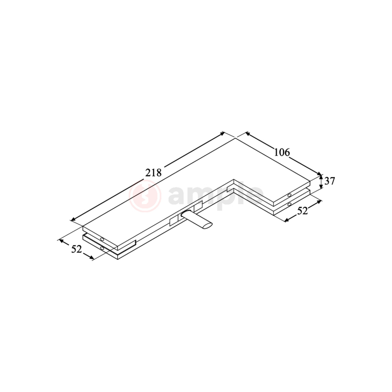 Evaloc Pt1204 L Type Top Transom Patch 2