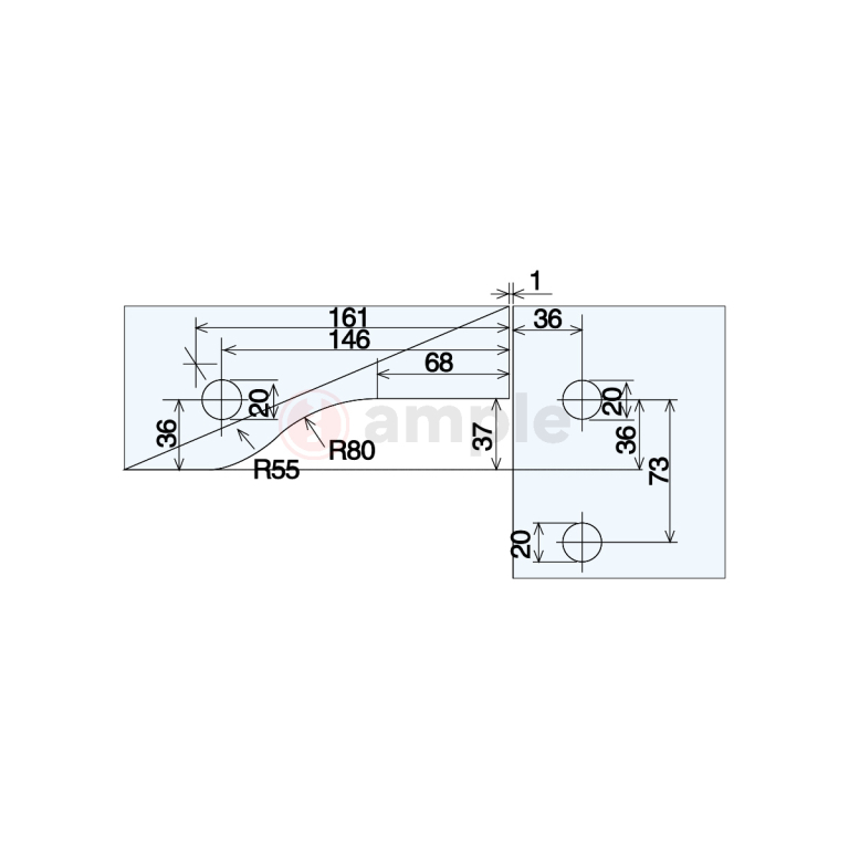 Evaloc Pt1204 L Type Top Transom Patch 3