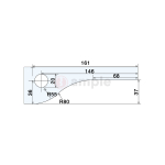 Evaloc Pt1206 Wall Mounted Top Transom Patch 3