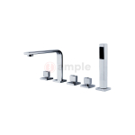 Modena M2703 Chrome 5 Hole Bath Shower Mixer 1 2