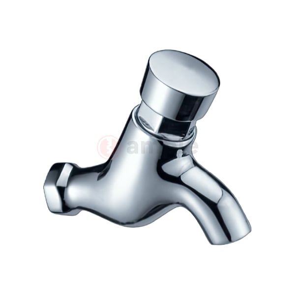Modena M2805 Chrome Self Closing Pillar Tap 1 2