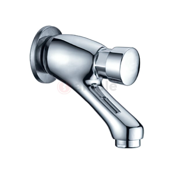 Modena M2806 Chrome Self Closing Pillar Tap 1 2