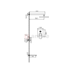 Modena M5301s Chrome Shower Set 2 2