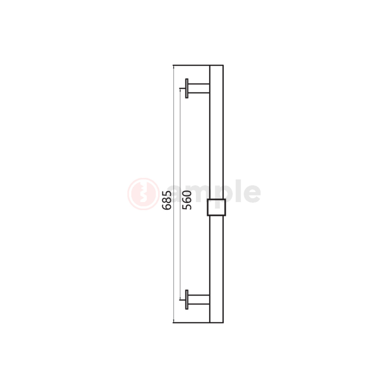 Modena M7105 Chrome Shower Set 2 2