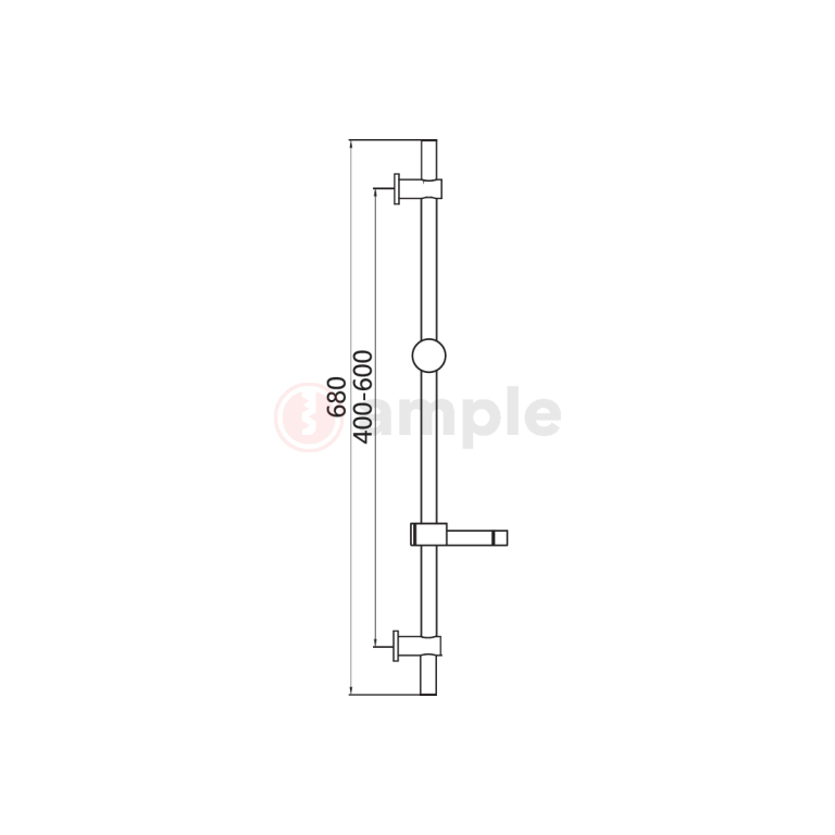 Modena M7106 Chrome Shower Set 2 2