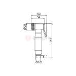 Modena M7402 Chrome Hand Bidet 2 2