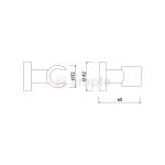 Modena M7705 Chrome Bracket 2 2
