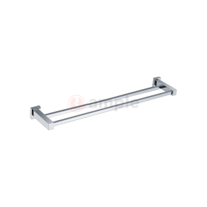 Modena M9202 Satin Stainless Steel Double Towel Rail 1 2