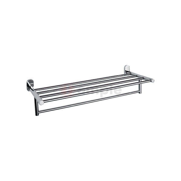Modena M9502 Polished Stainless Steel Towel Rack Bar 1 2