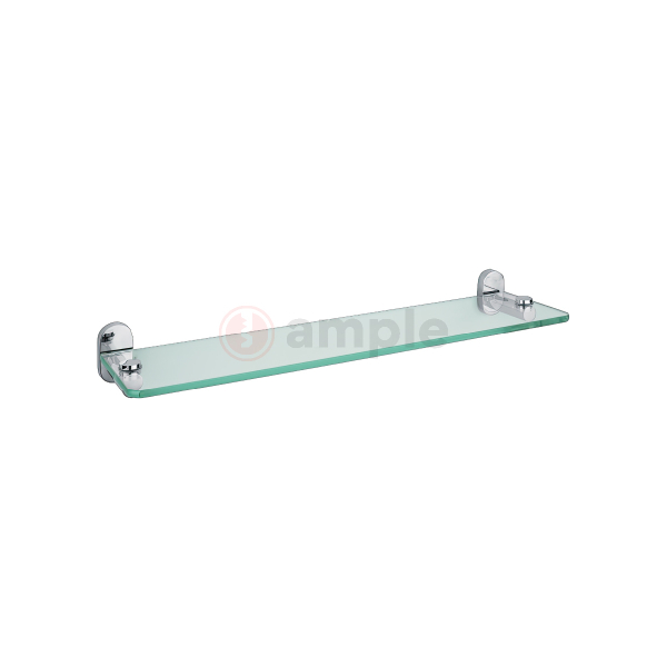 Modena M9504 Polished Stainless Steel Glass Shelf 1 2