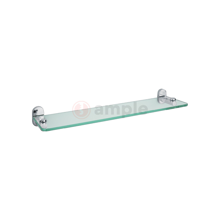 Modena M9504 Polished Stainless Steel Glass Shelf 1 2