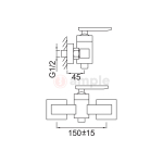 Modena Ma2407 Chrome Shower Mixer 2 2