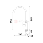 Modena Ma3102 Chrome Kitchen Sink Tap 2 2