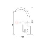 Modena Ma3506 Chrome Kitchen Mixer 2 2