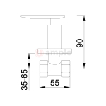 Modena Ma4101 Chrome Stopcock 2 2