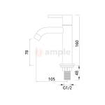 Modena Mk2107 Chrome Basin Pillar Tap 2 2