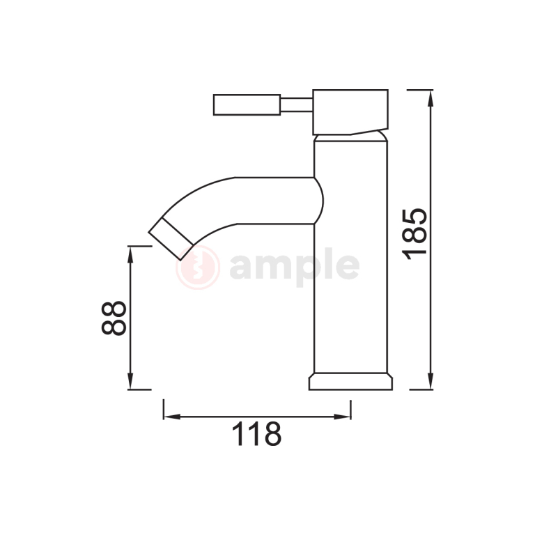 Modena Ms2123 Chrome Basin Mixer 2 2