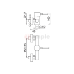 Modena Ms2416 Chrome Shower Mixer 2 2