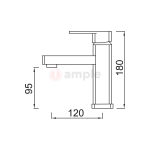 Modena My2105 Chrome Basin Mixer 2 2