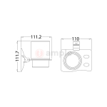 Premio Bk 3111 Single Tumbler Holder 2