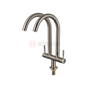 Premio Tk 3856q Double Sink Pillar Tap Grande 1