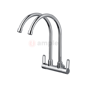 Premio Tk 4606r Double Sink Wall Tap 1